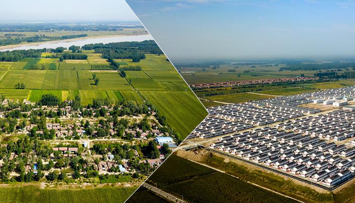 山东鄄城黄河滩区迁建群众“选房” 安居梦圆