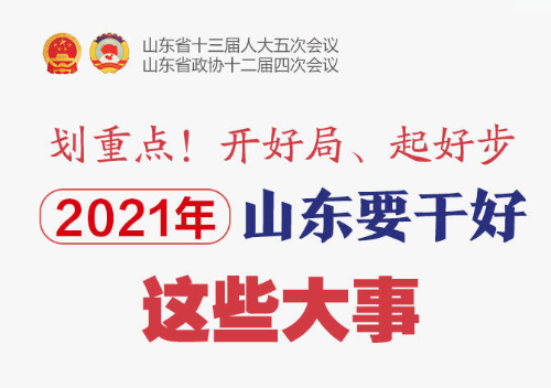 划重点！开好局、起好步，2021年山东要干好这些大事